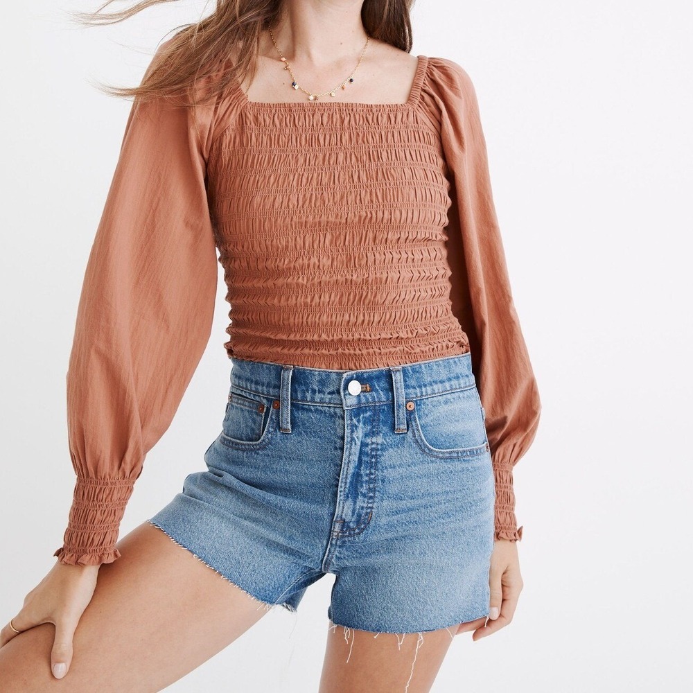 Madewell The Perfect Jean‎ Short Burnett Wash Tencel Lyocell Edition DM5755 26